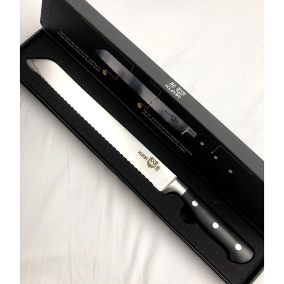 KUMA Bread Knife 10 Inch Razor Sharp Fine Serrated New Open Box - Picture 6 of 8